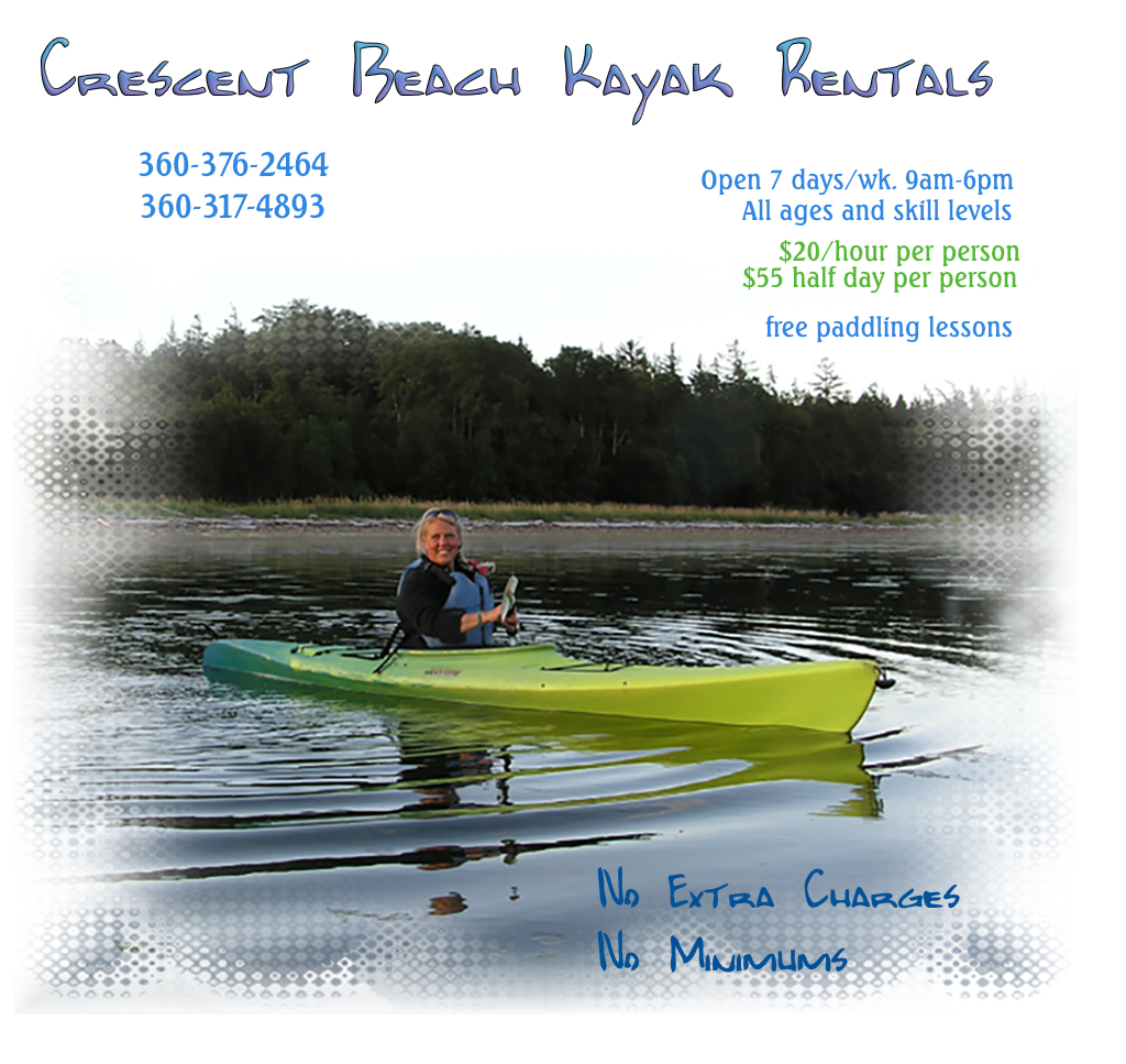 Crescent Beach Kayak Rentals Splash Page